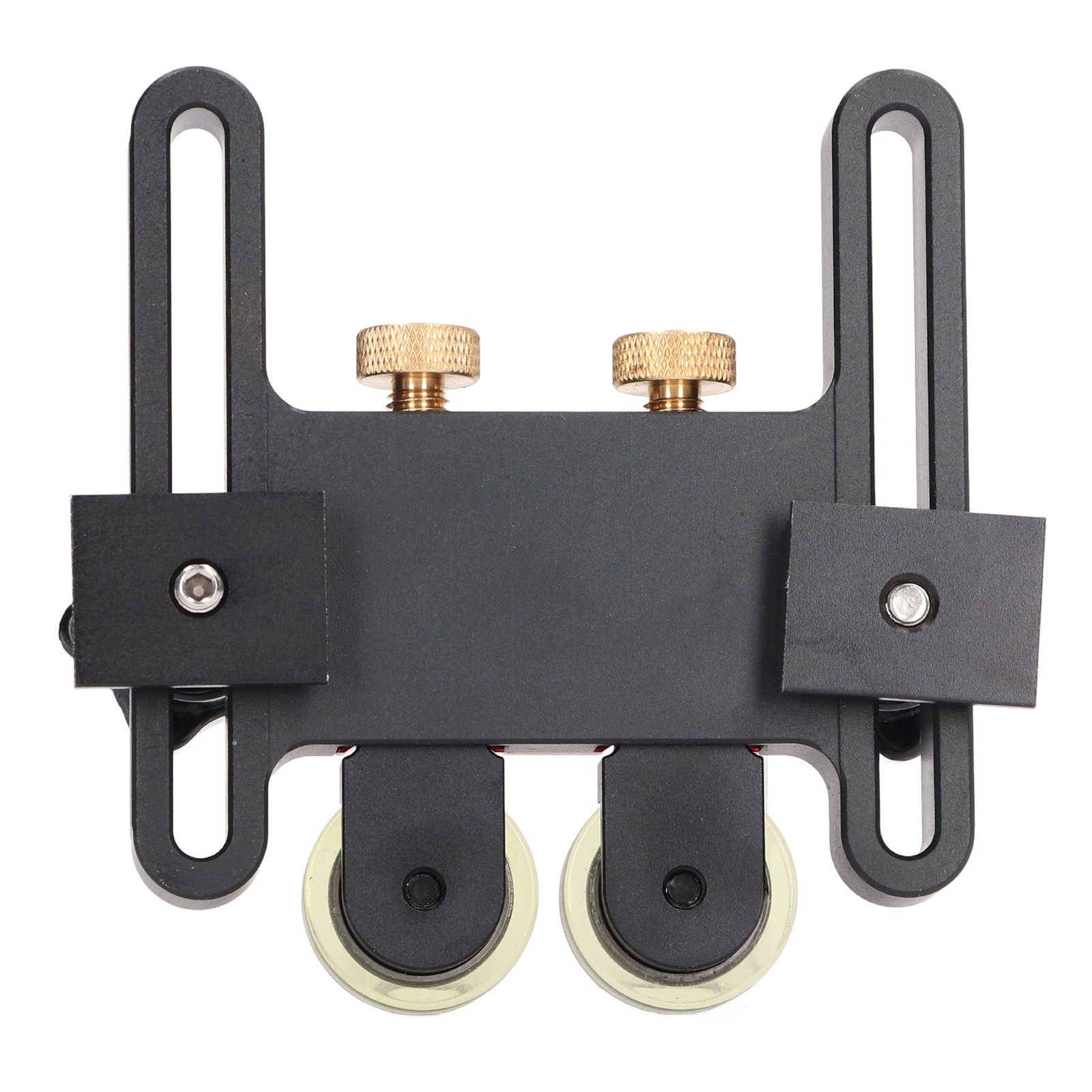 2Pcs Woodworking Double Wheel Bearing Roller Featherboard Table Saw Feeder