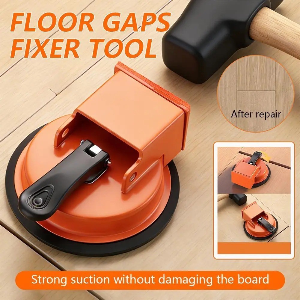 Heavy Duty Floor Gap Fixer Tool Plank Grabber with Suction Cup Floor Gap Repair