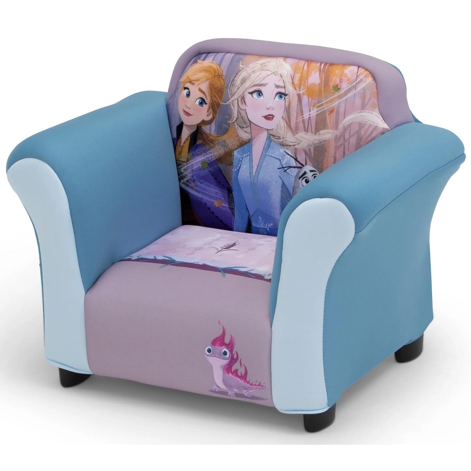 Disney Frozen II Upholstered Chair With Plastic Frame For Toddlers Age 18+ Month