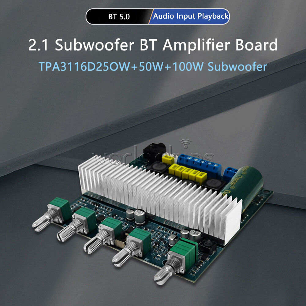 TPA3116 Amplifier Audio Board 2.1 HiFi Bluetooth Digital Power Amplifier Board