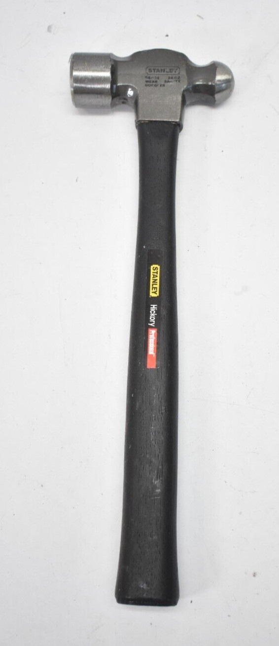 Stanley Hickory Professional 24 oz Ball Pein Hammer Tool 54-024 Genuine OEM