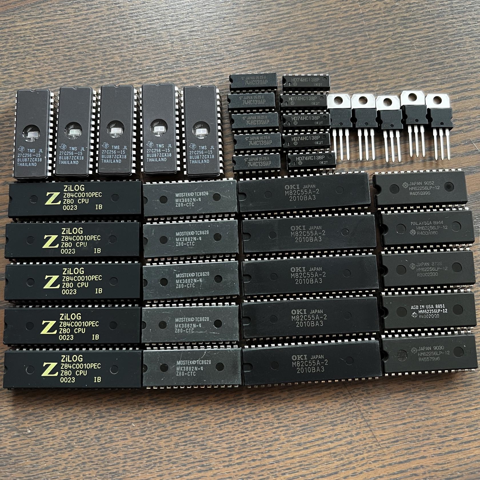 Zilog Z80 CPU/CTC KIT Plus SRAM EPROM