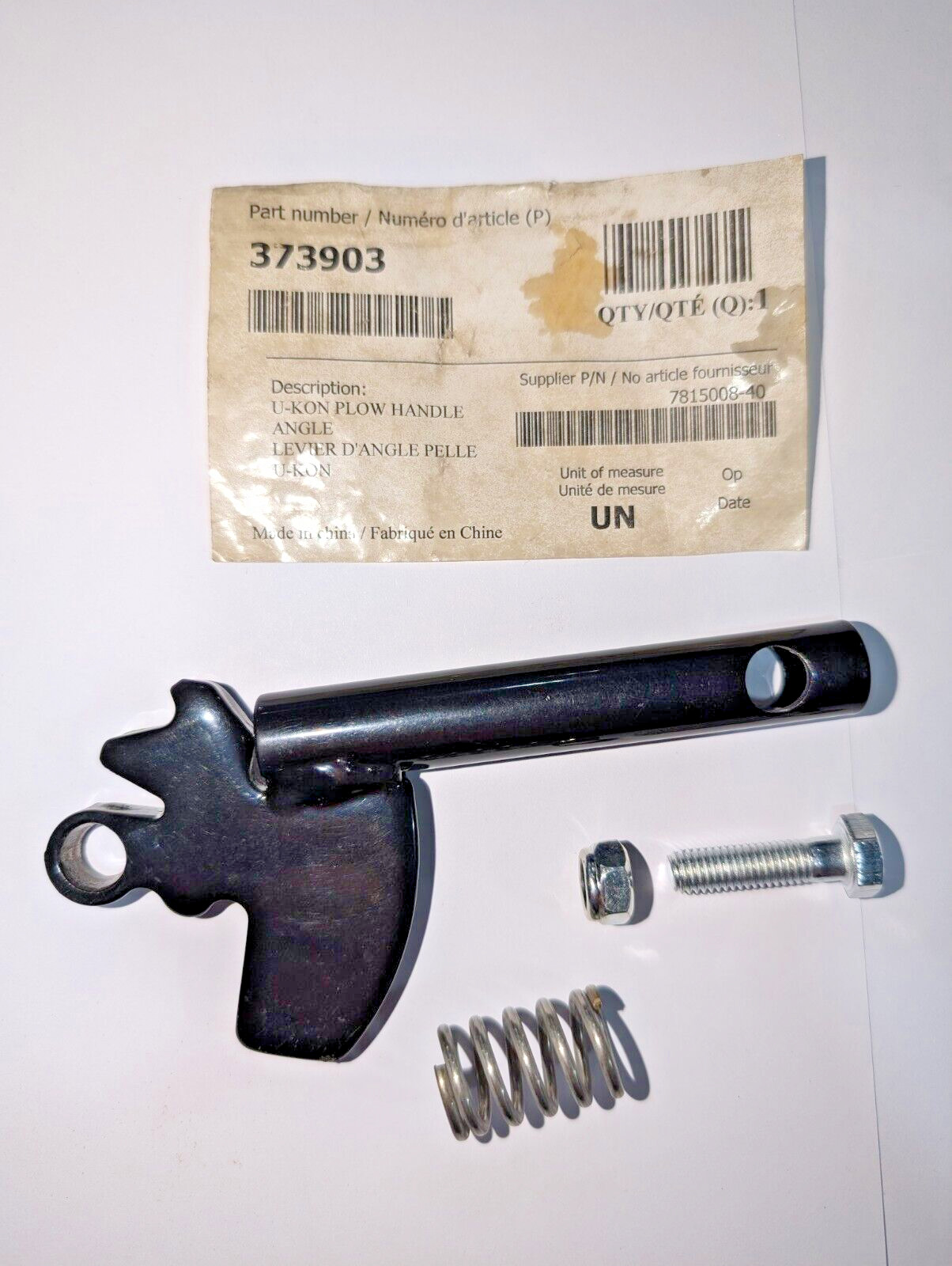 U-Kon Plow Handle Angle  #373903