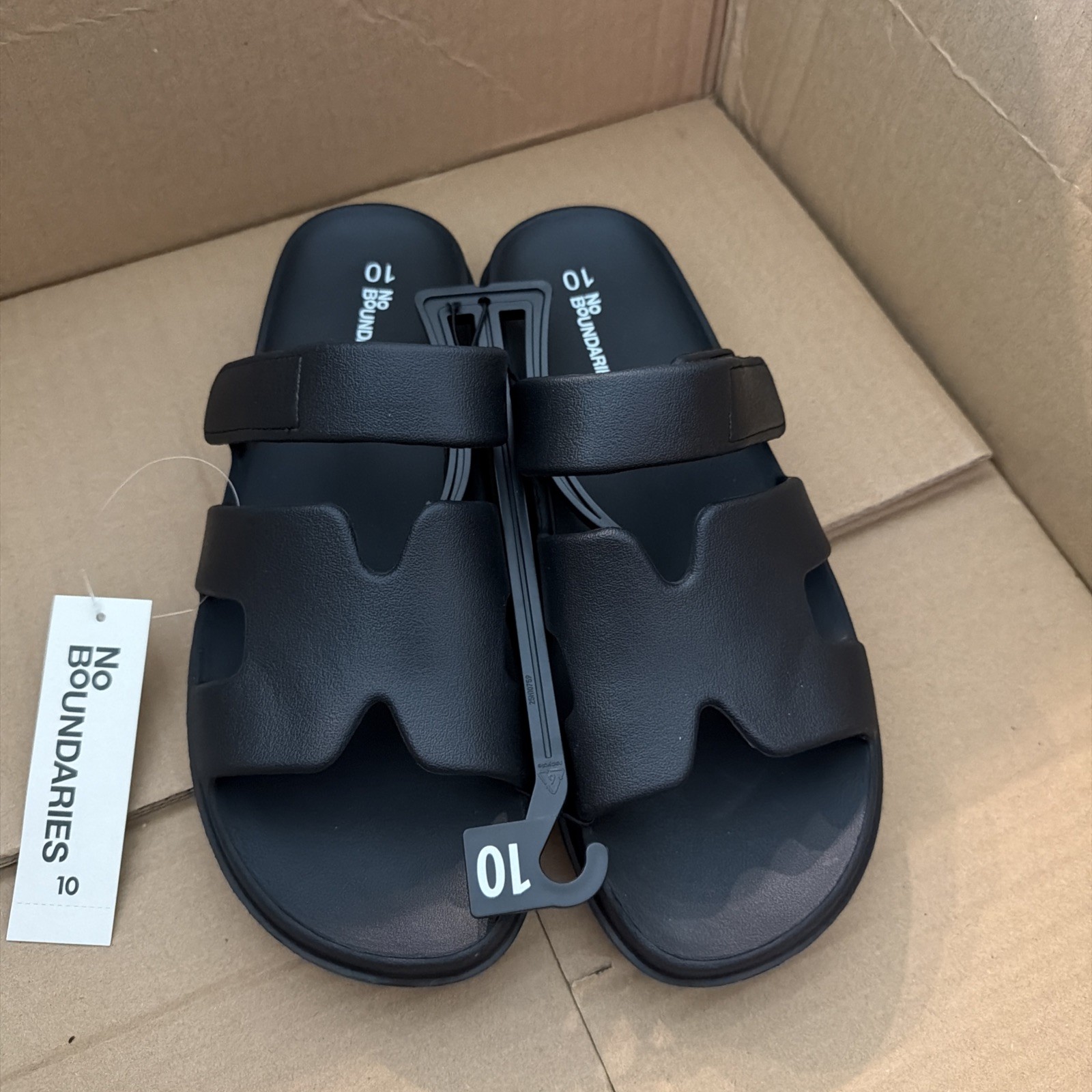 No Boundaries Womens Geo  Slide Sandals