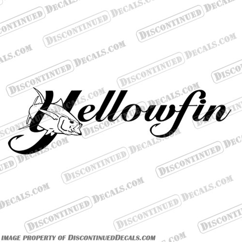Fits Yellowfin Boats Window Decal - 30" Long