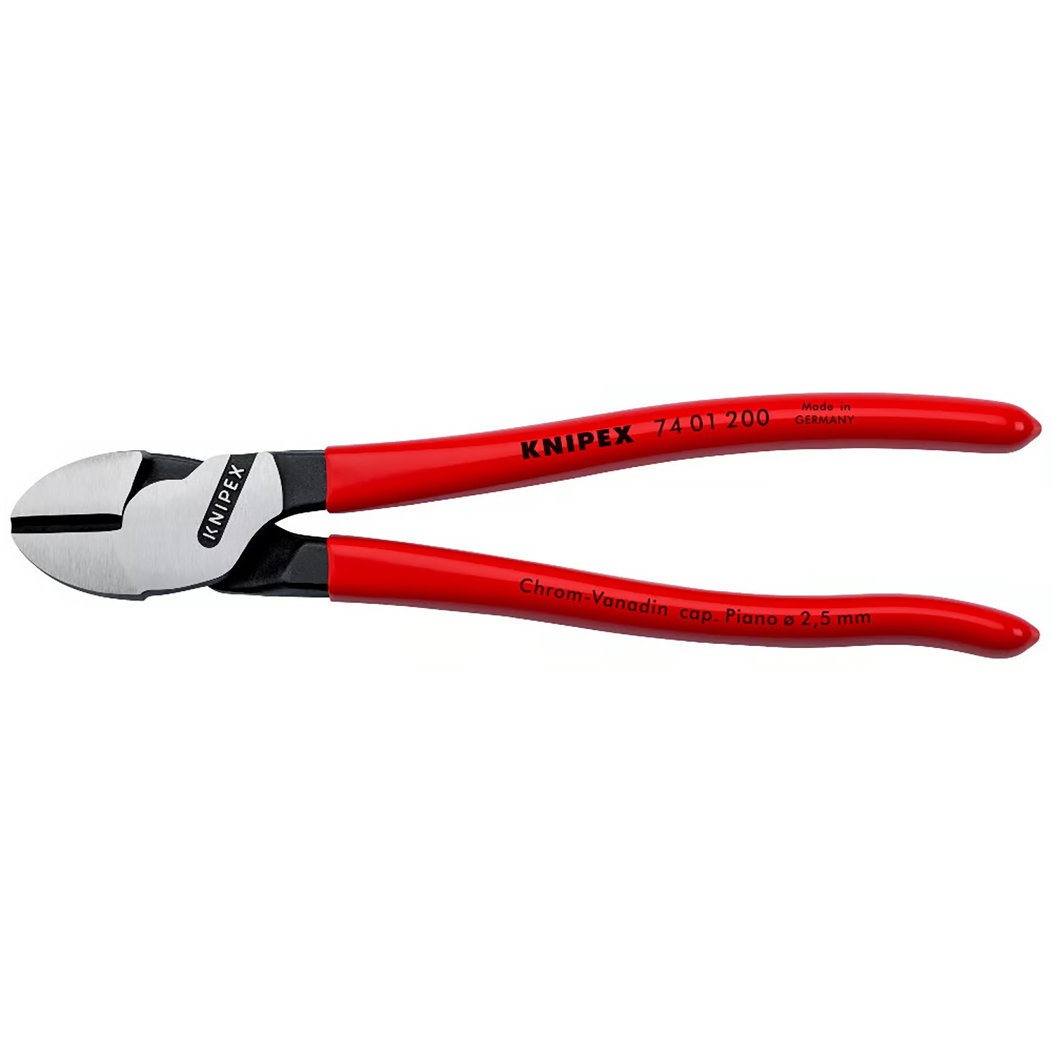 Knipex 200mm High Leverage Diagonal Side Cutters 74 01 200 - NEW MODEL