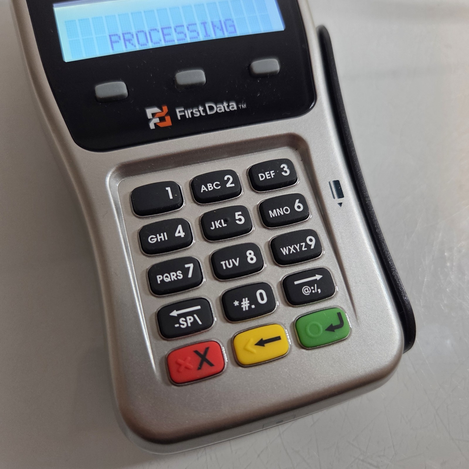 FD35 First Data 001791064 Pin Pad With Well Encryption, Tap or Swipe Card Reader