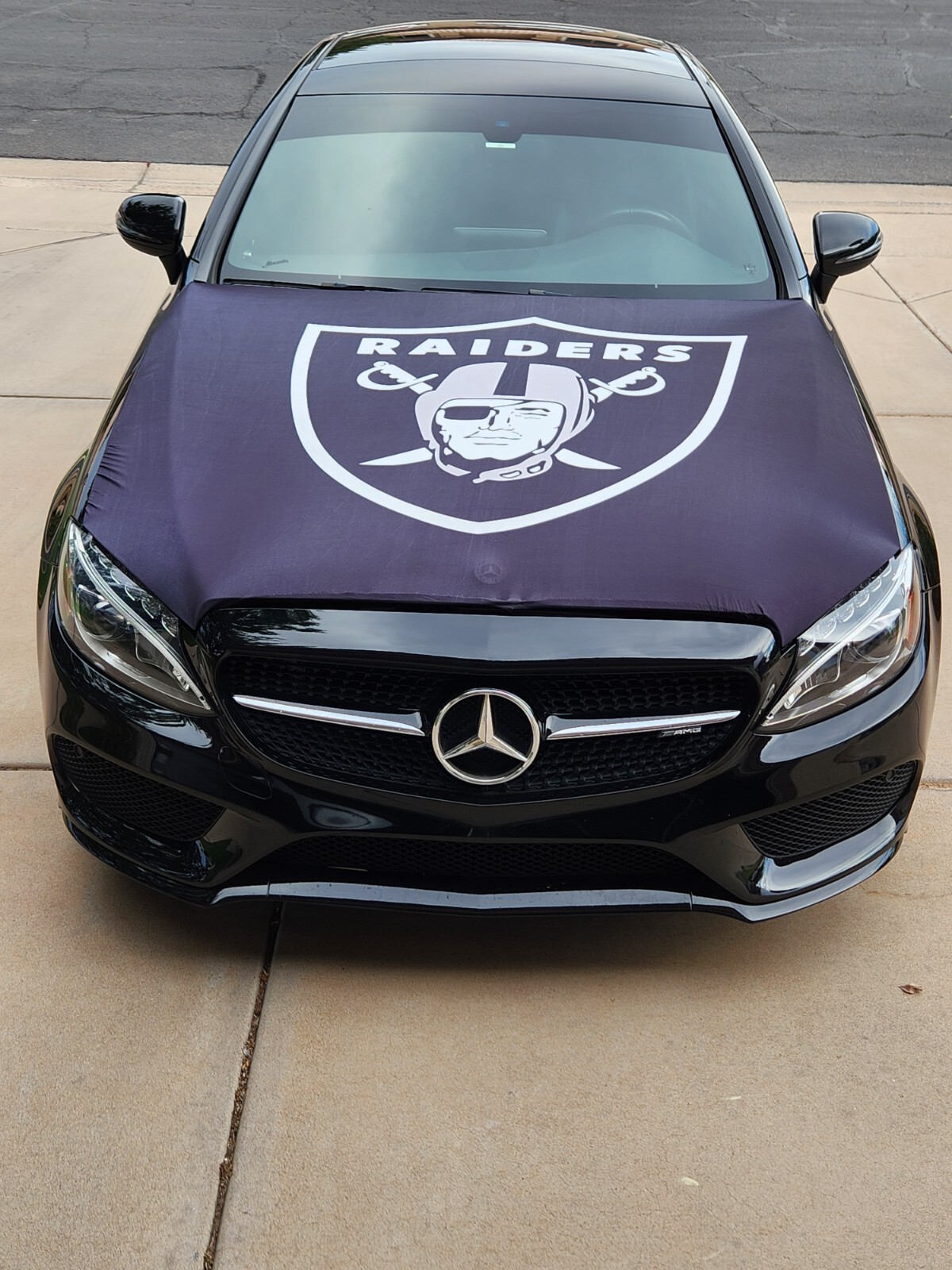 Las Vegas Raiders Auto Hood Cover| Hood Flags | NFL Flags 150x120cm