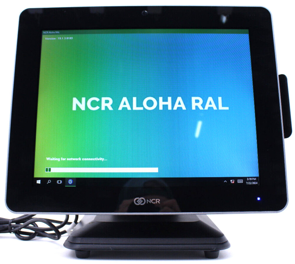 NCR 7761-3100-0063 15" POS Touch Screen Terminal w/ Stand & Power Supply