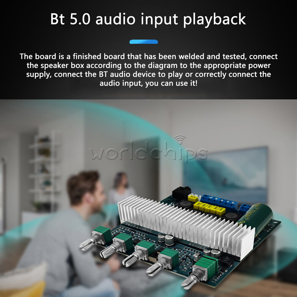 TPA3116 Amplifier Audio Board 2.1 HiFi Bluetooth Digital Power Amplifier Board