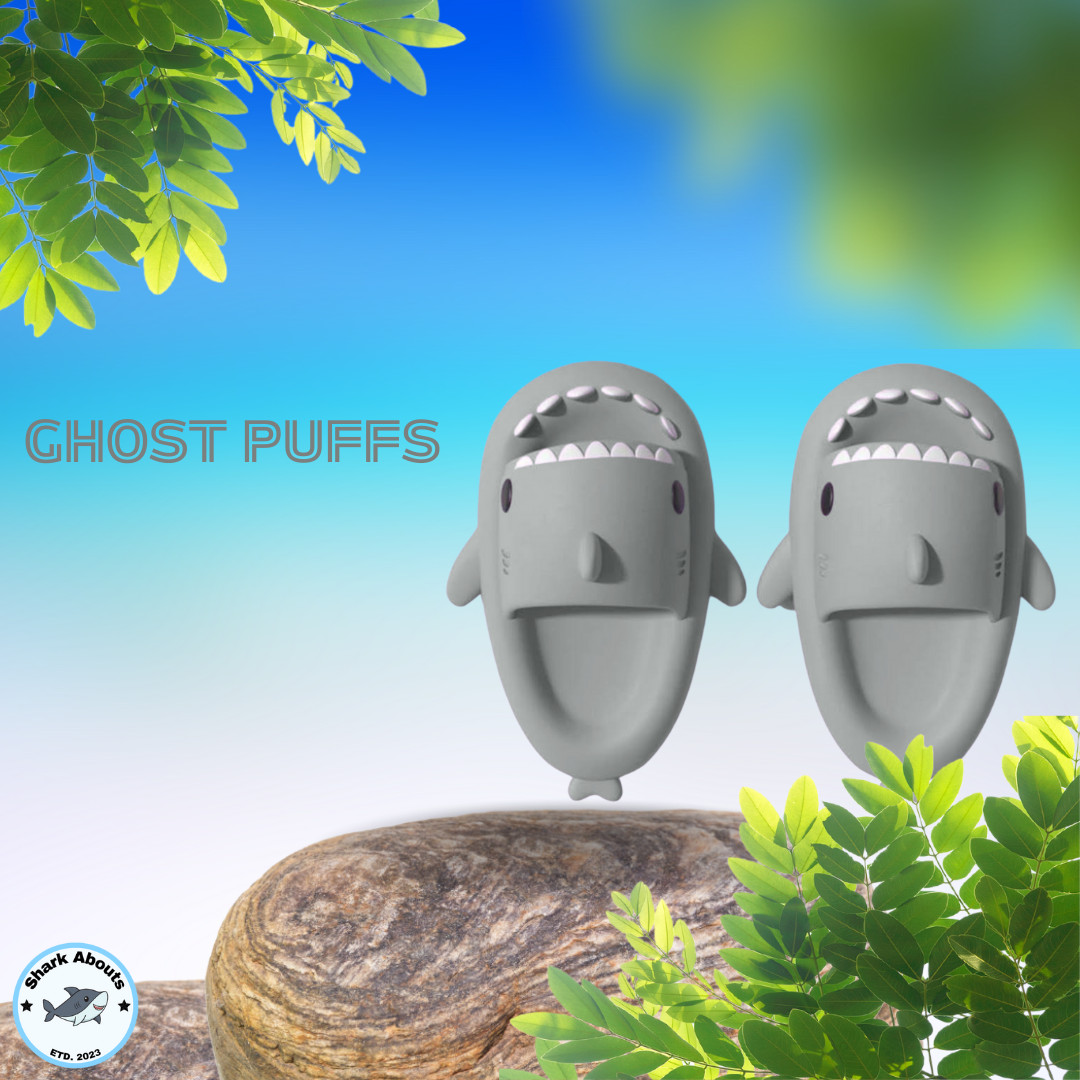 Shark Slipper Ghost Puffs