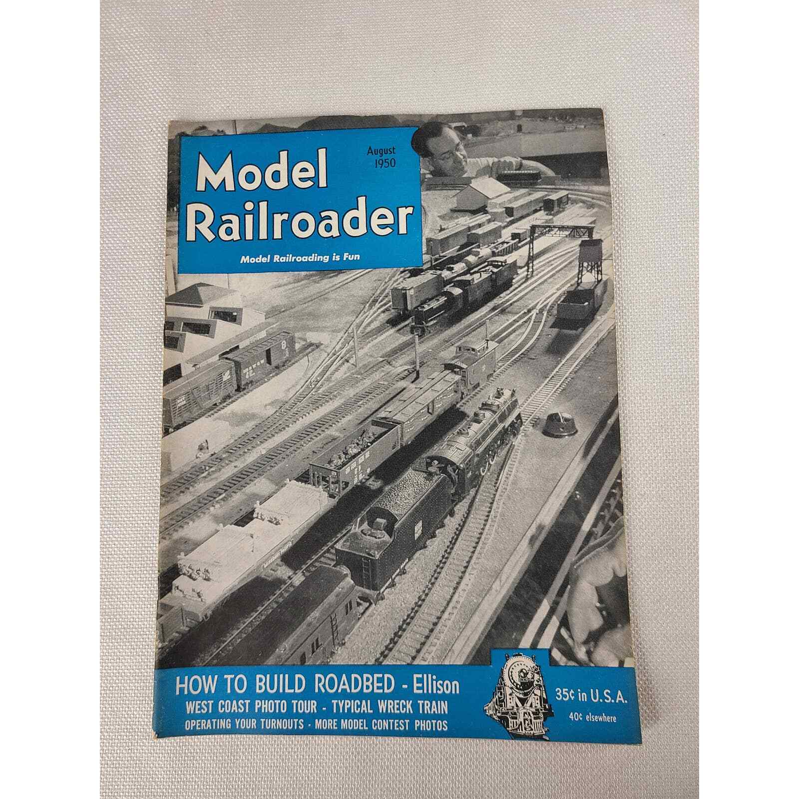 Model Railroader Magazine Volume 17 Number 8 August 1950 (1W) (HU)