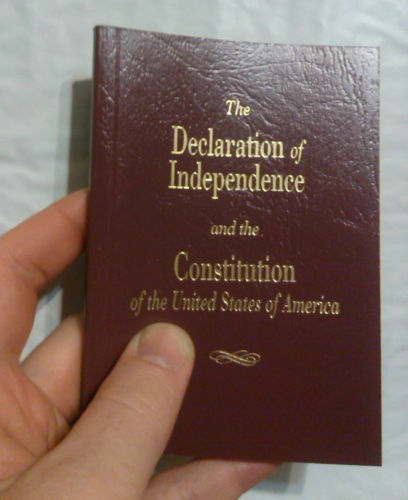Pocket Size United States Declaration Of Independence & Constitution Of The USA