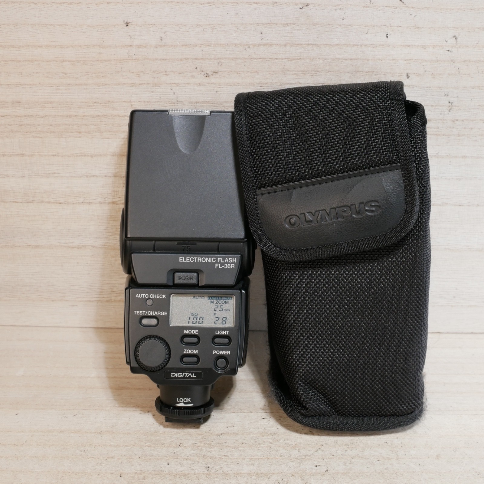 Olympus FS-FL36R Shoe Mount Flash for Olympus Digital Camera *GOOD*