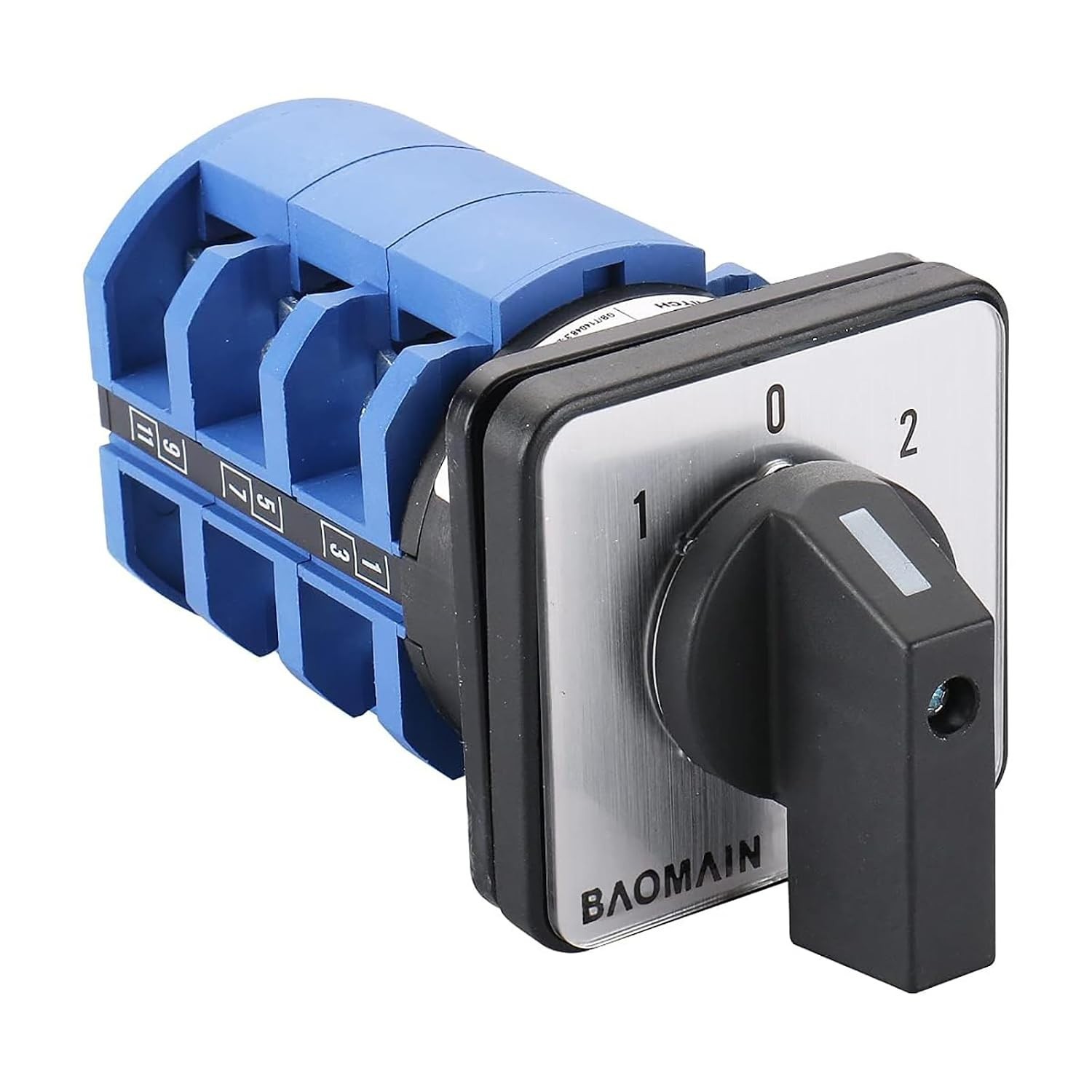 Durable 12-Terminal Rotary Switch with 3-Position Circuit Selection Capability