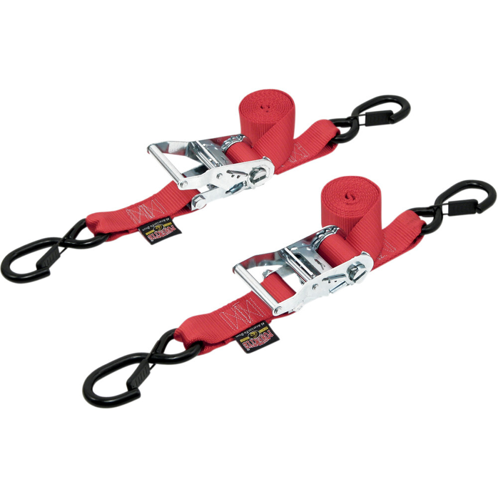 Powertye Mfg Ratchet Tie-Down - 1.5" - Red | 30571-S