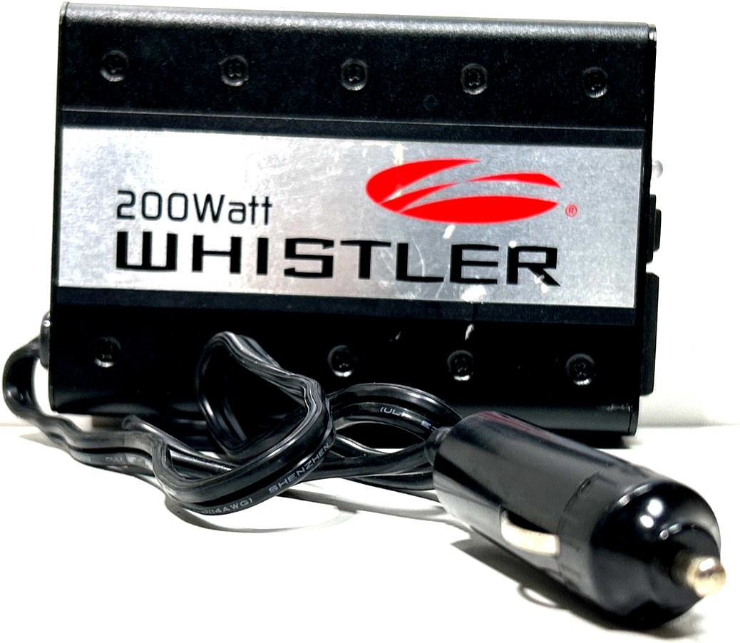 Whistler XP200I 200 Watt Continuous Power inverter USB port power(bb33