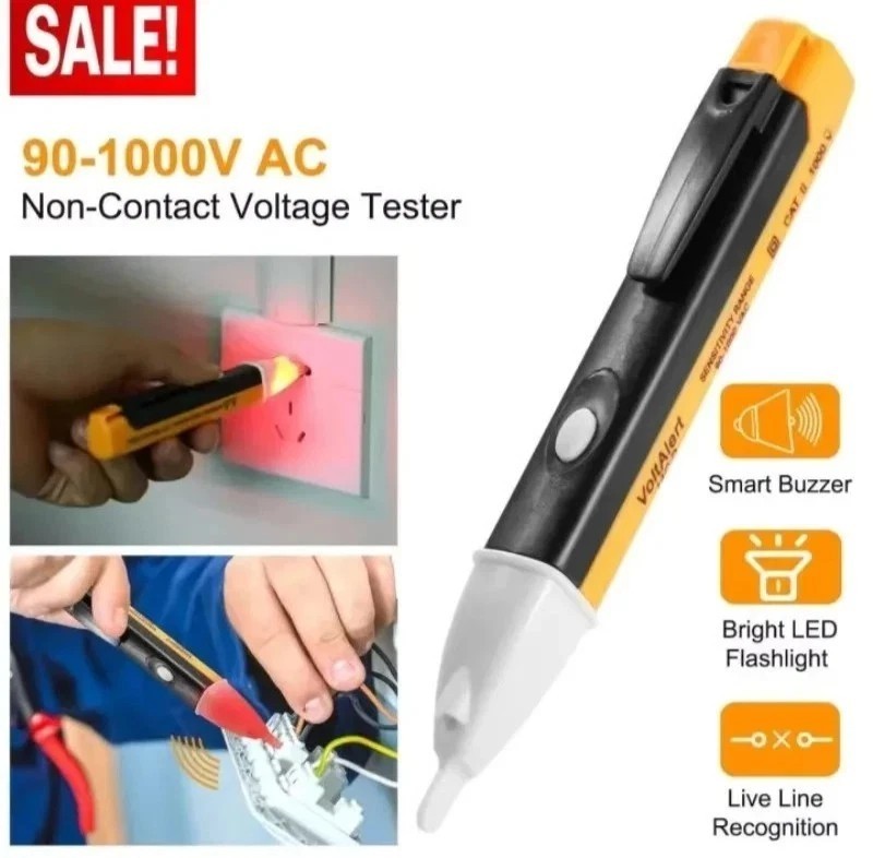 Digital Non-Contact Voltage Tester 90-1000V AC Test Pen Volt Detector