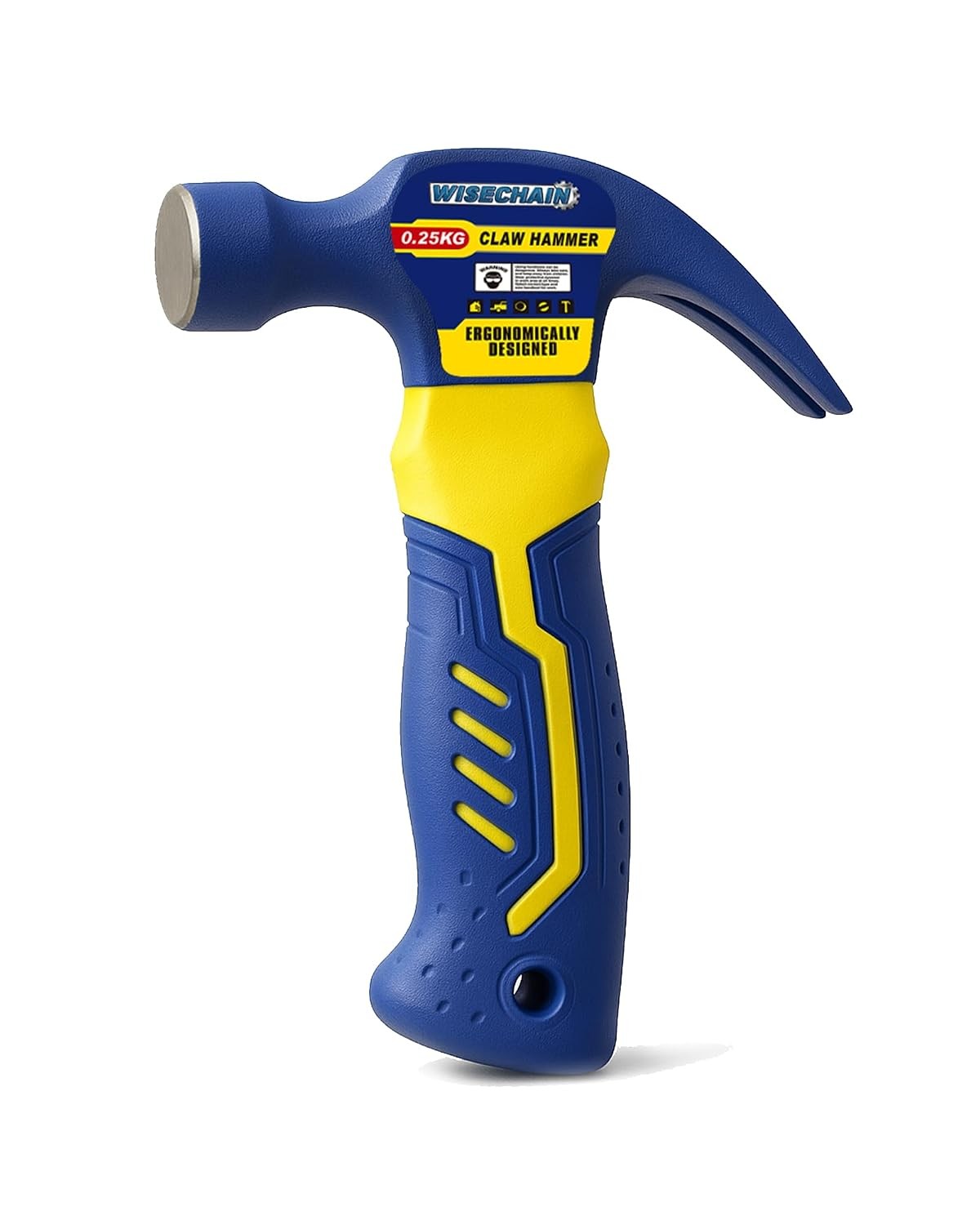 8 oz Mini Professional Small Steel Claw Hammer Fiberglass Handle 45# Claw