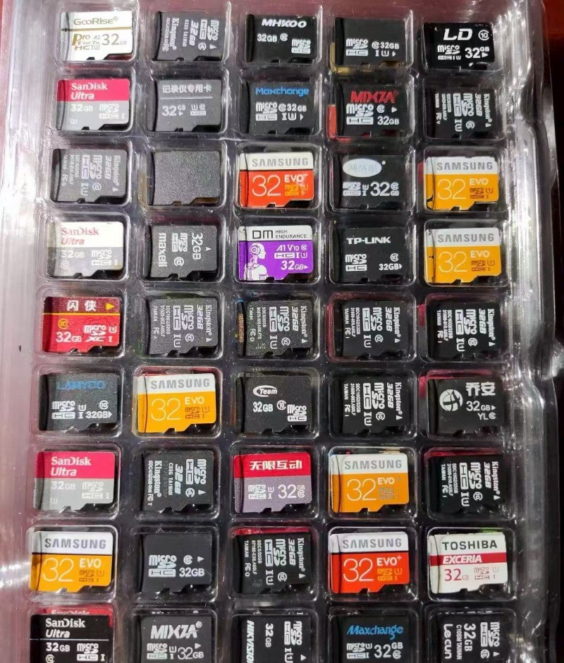 30pcs wholesale 32GB TF SD Cards Flash Memory Mixed BRAND