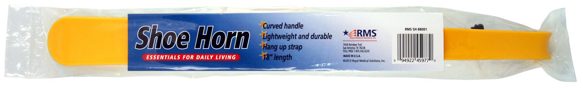 RMS Long Handled Plastic Shoe Horn (18" and 24" sizes)