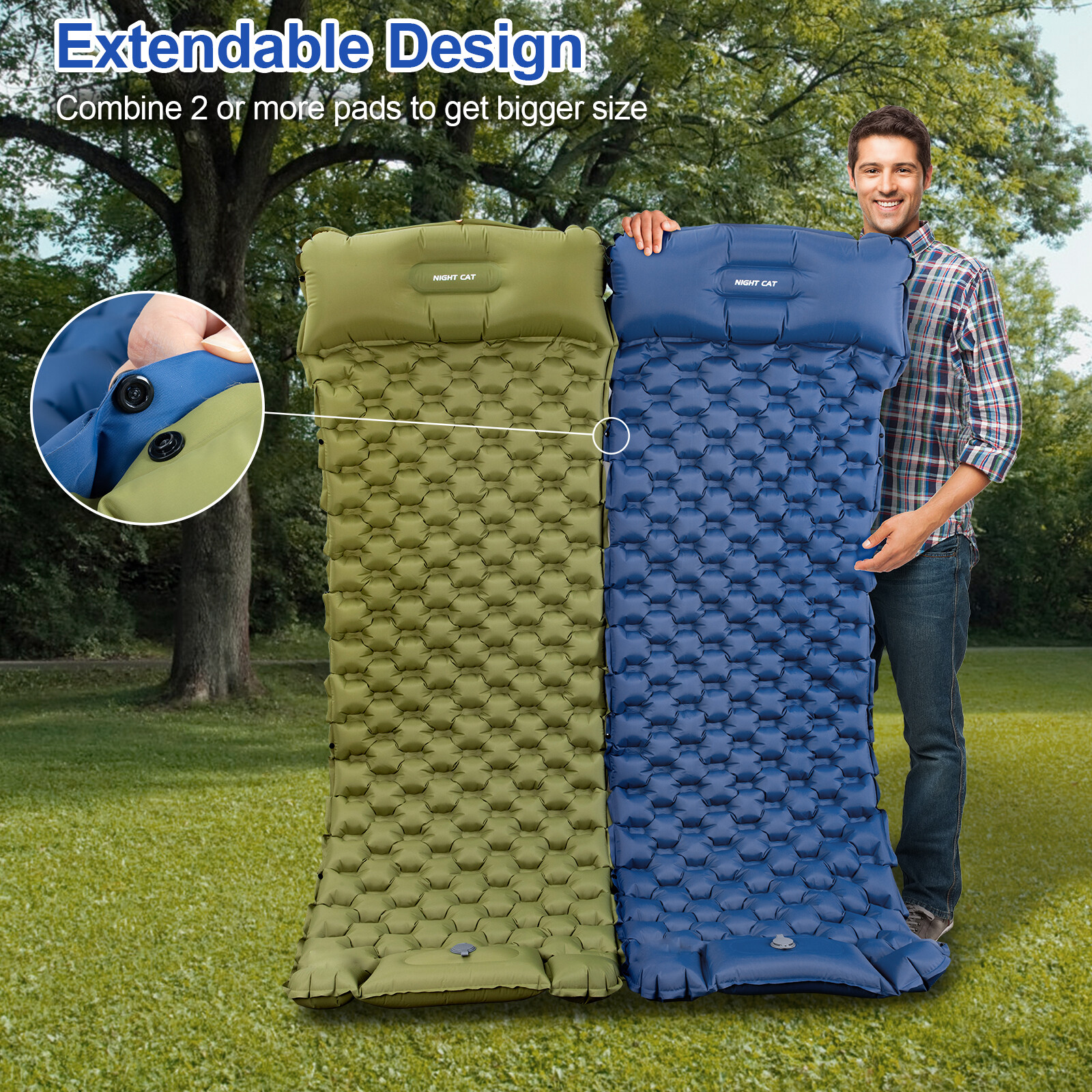 Sleeping Pads Mat for Camping Backpacking Hiking Ultralight Compact Comfortable