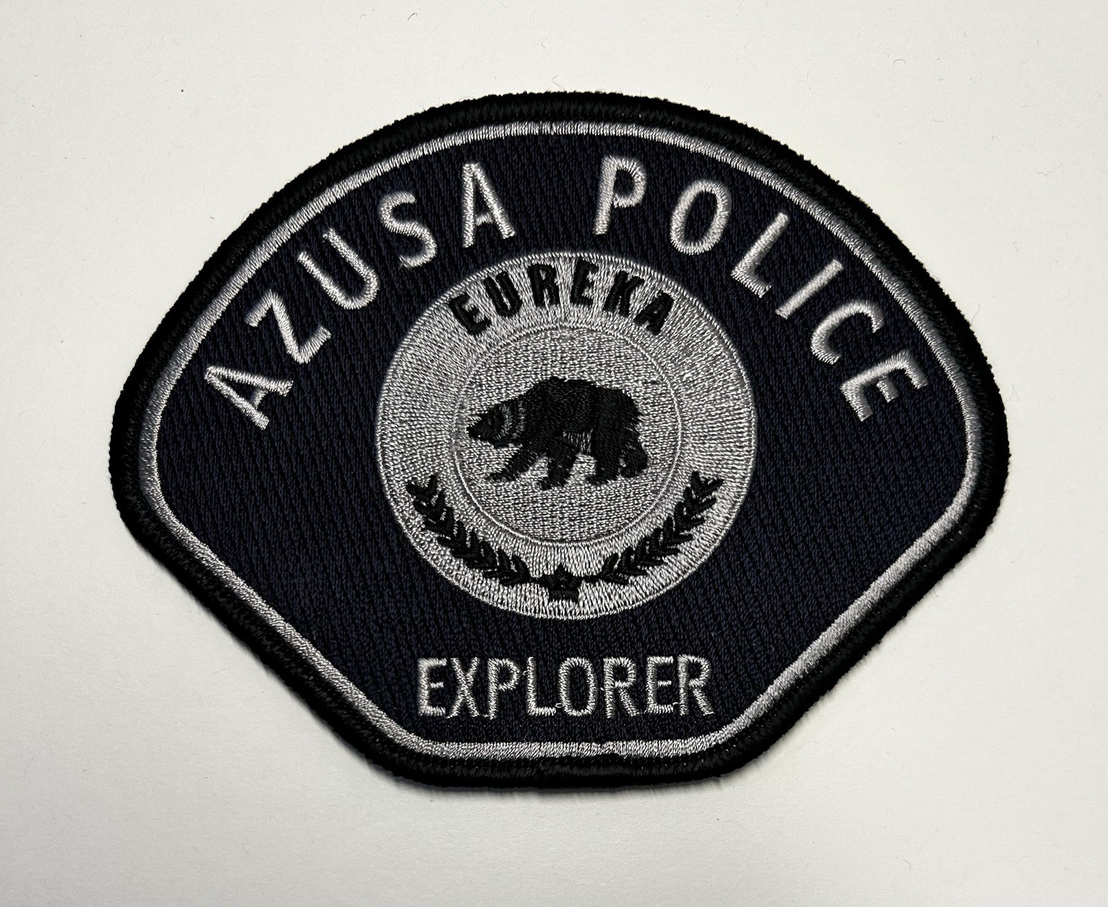 CALIFORNIA AZUSA POLICE DEPT EXPLORER SCOUT PATCH LOS ANGELES COUNTY #PDD2