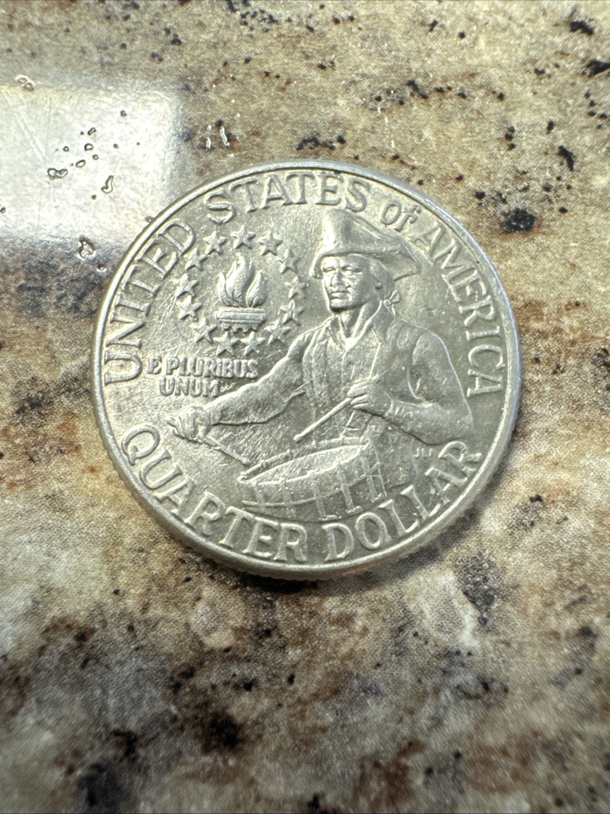 RARE Bi-Centennial Quarter Filled D mint mark