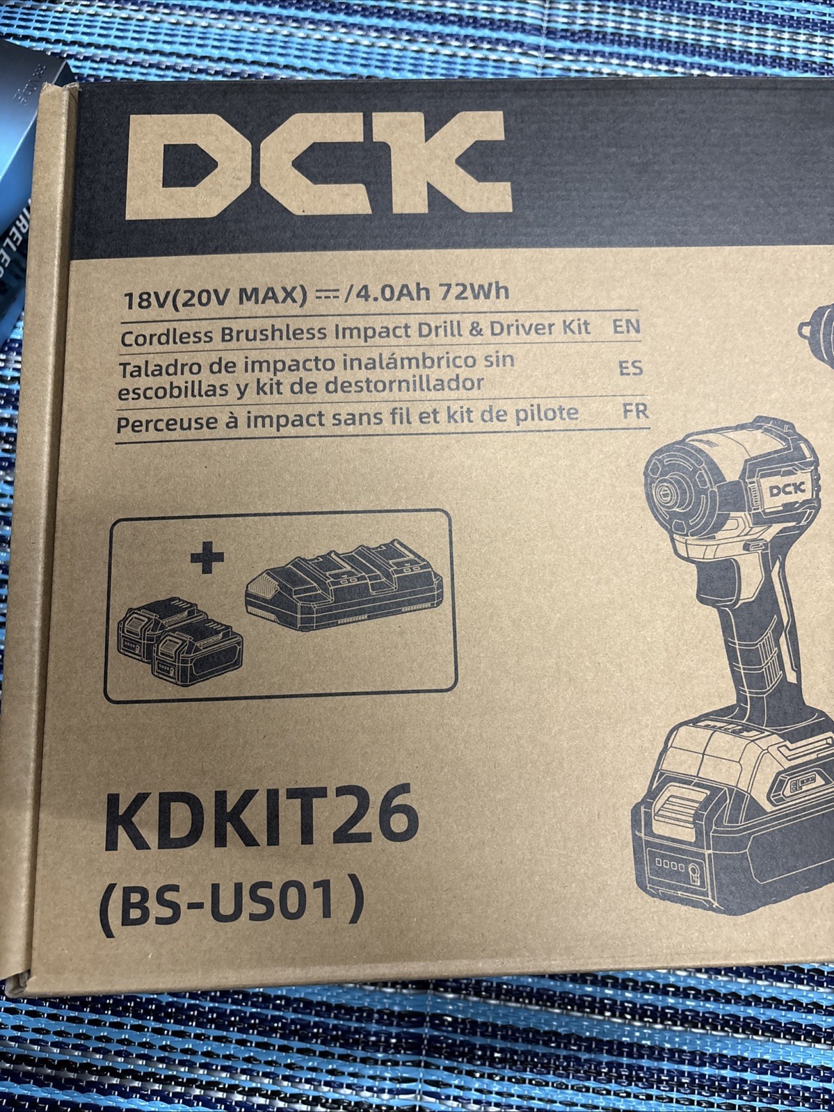 DCK Cordless Combo Kit Brushless 20V KDKIT26 Hammer Drill & Impact Driver