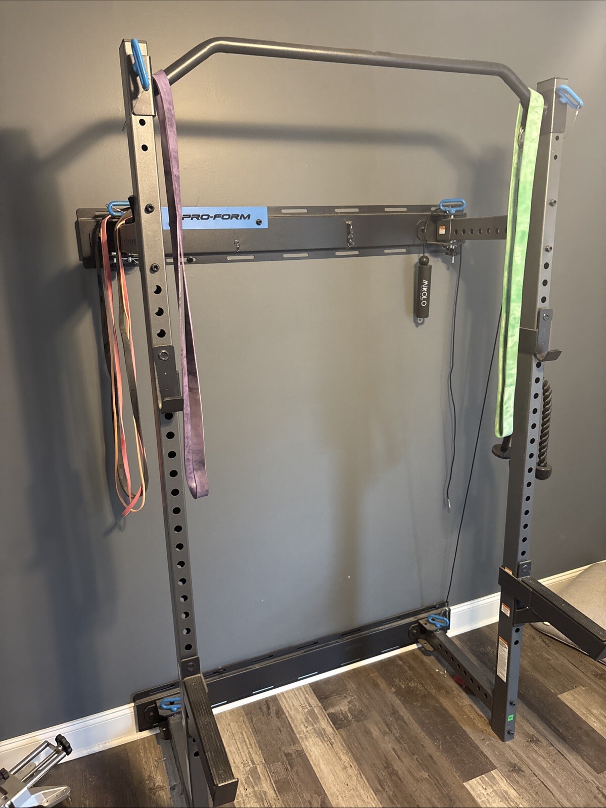 PROFORM CARBON FOLDING WALL RACK Gym Wall Rack