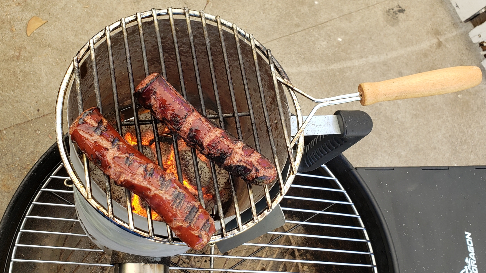BBQ Dragon NEW Chimney Grilling Grate