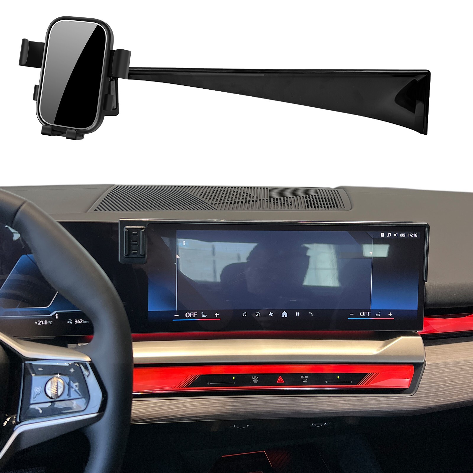 for BMW 5 Series i5 2024 2025 G60 Car Phone Holder GPS Gravity Bracket