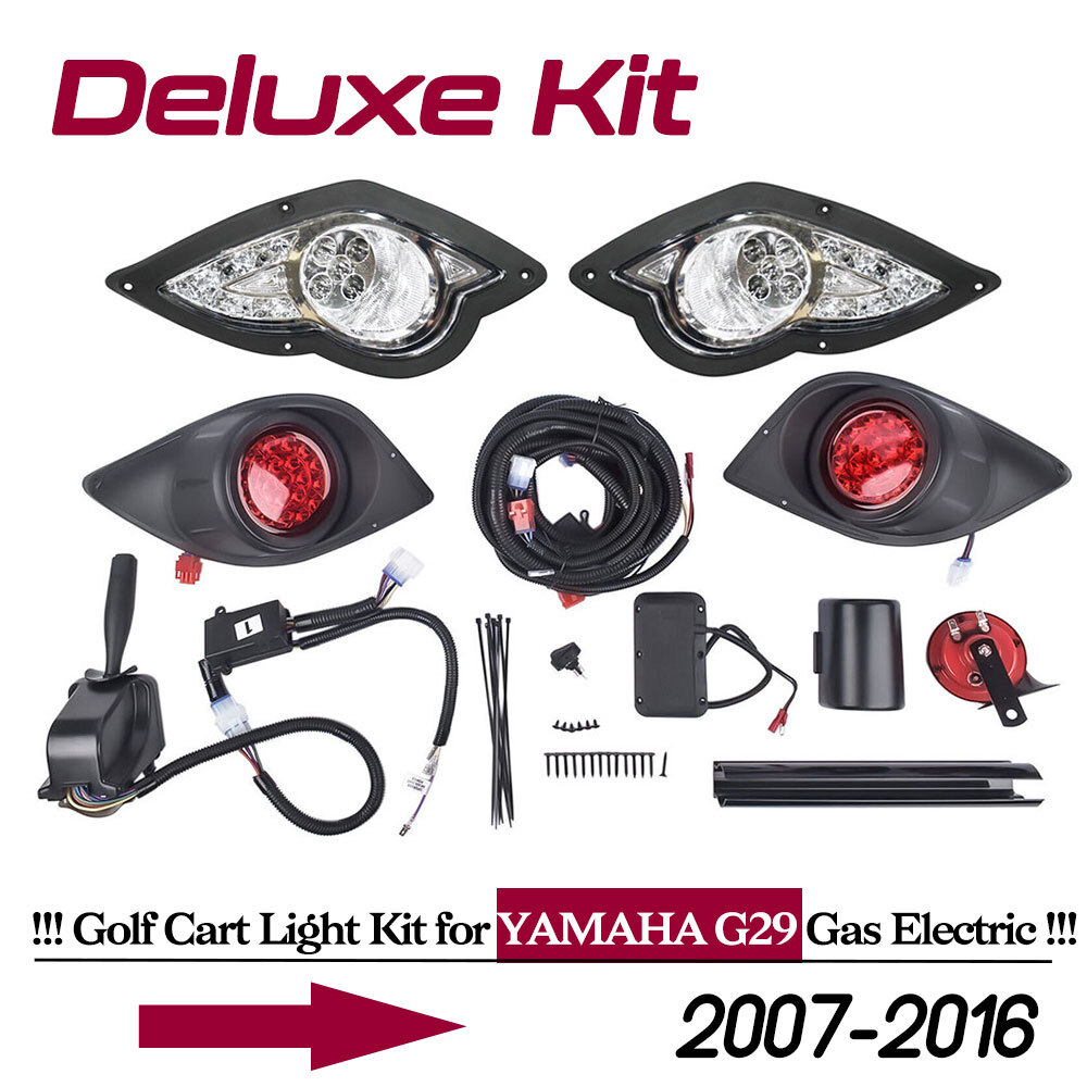 Fit For Yamaha G29 2007-2016 Gas & Electric Golf Cart LED Light Kit