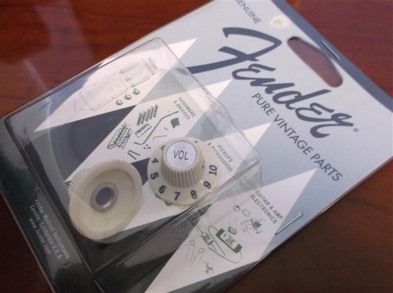 NEW - Genuine Fender '65 American Vintage Jazzmaster Knob Set - 099-2086-000
