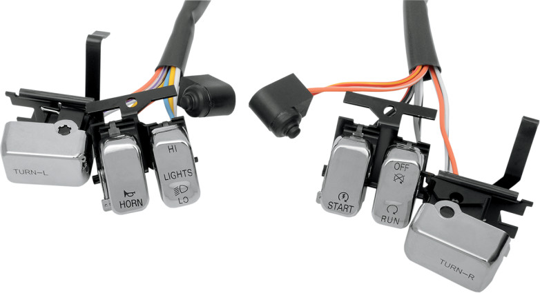 AMERICAN IRONHORSE HAND CONTROL CHROME SWITCHES NEW