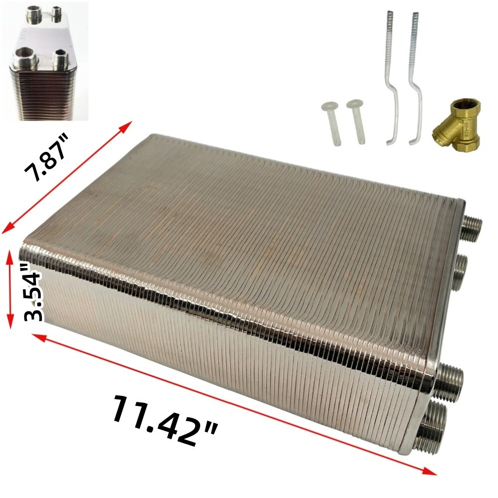 12*8”100 Layer Stainless Steel Radiator Stainless Steel Underfloor Heat Exchange
