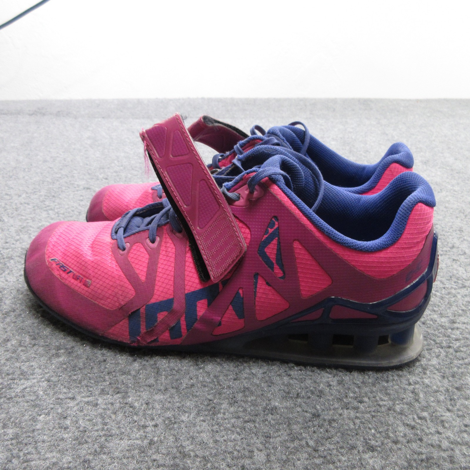 Inov-8 Fastlift 335 Shoes Mens US 8 EU 40.5 Weightlifting Training Pink Blue