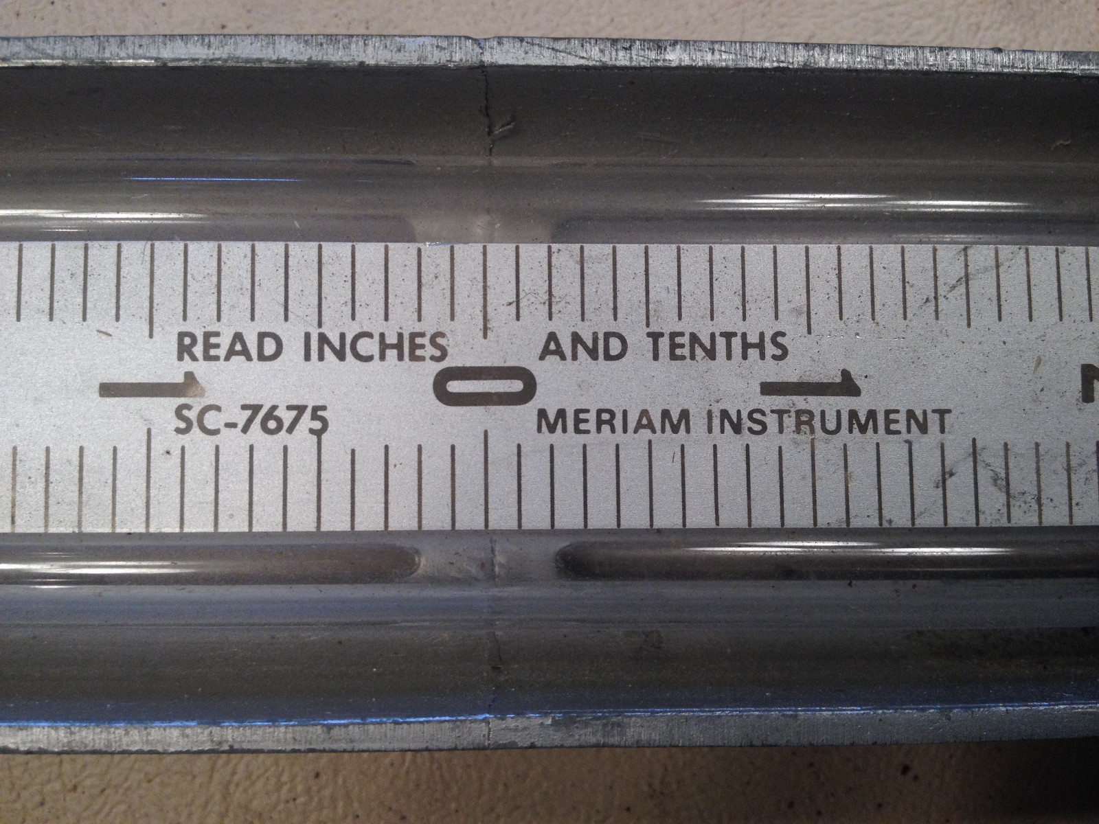 Meriam Instrument U Type Manometer 6" Range Model 10AA25WM .