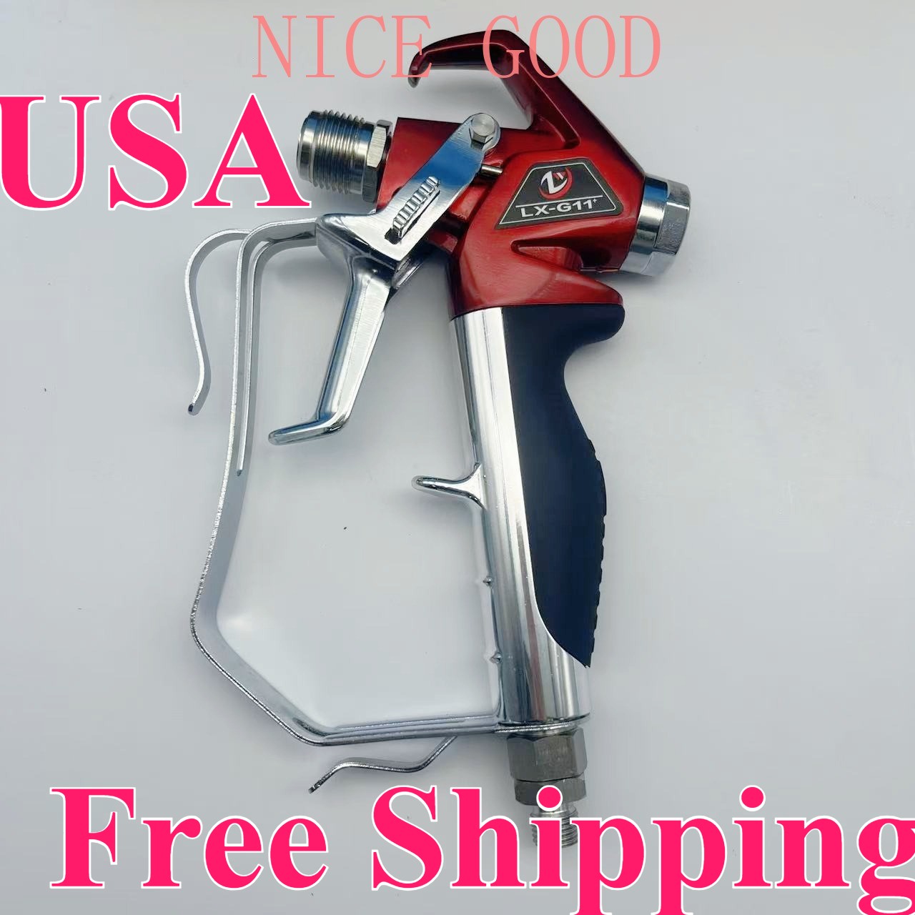 538020 LX-G11 Red Series Airless Spray Gun W/ 517 Tip & Guard Titan 538-020 NEW