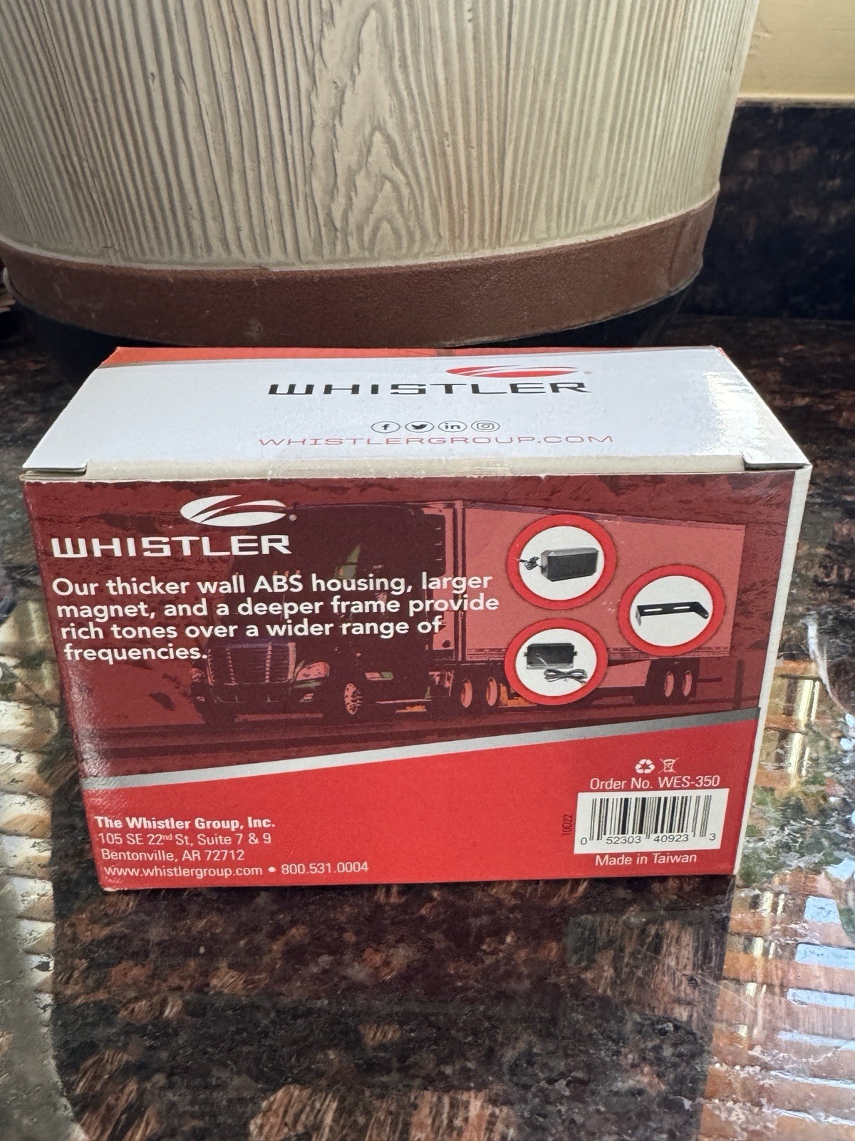 Whistler WES-350 External Speaker – Enhanced Audio for Scanners & Radios​