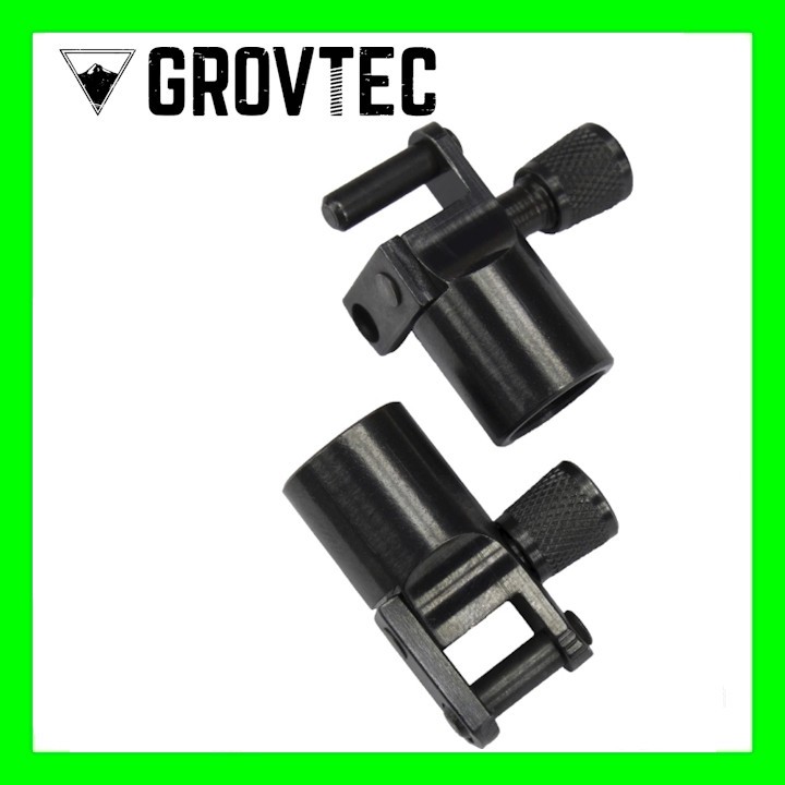 Push Button Base to Stud Adaptor Black Oxide Finish by GrovTec GTSW235