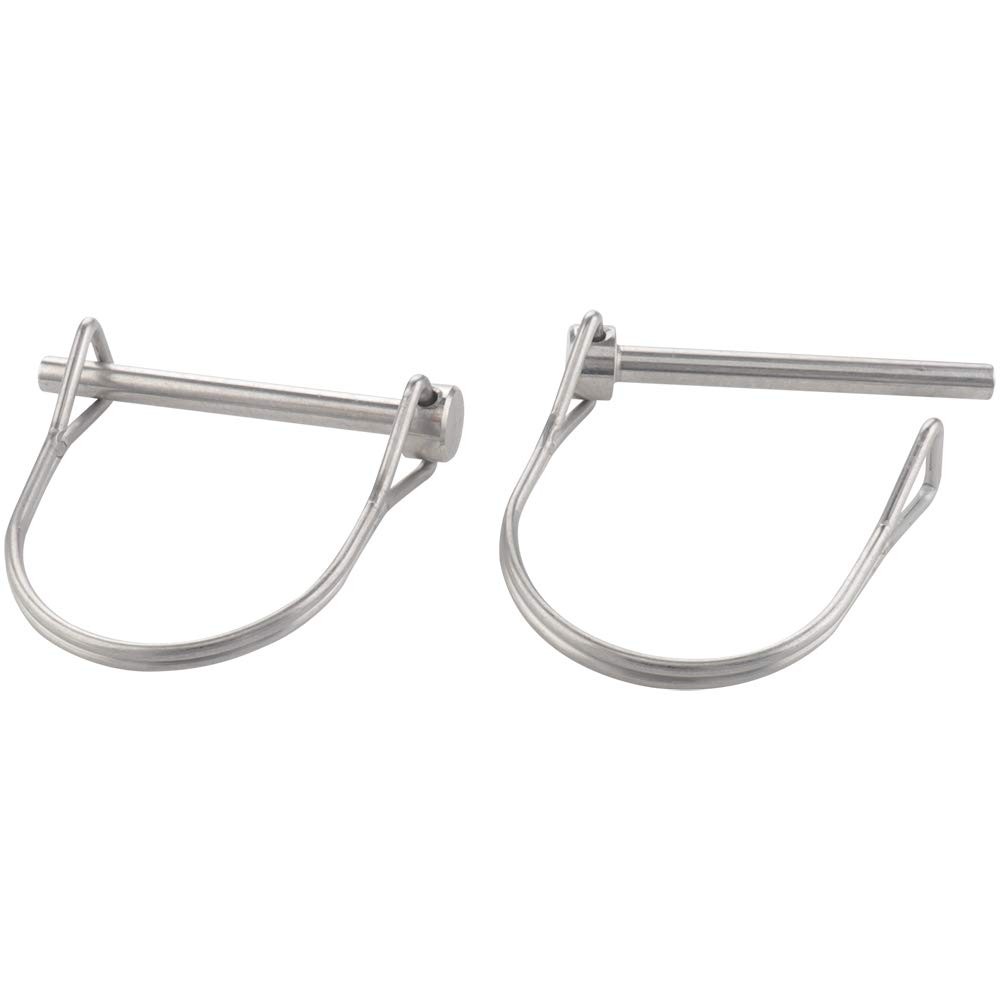 2 Pcs Tiny Safety Coupler Pin 3/16" x 1.97"(4.8mm x 4.8mm x 50mm, Silver