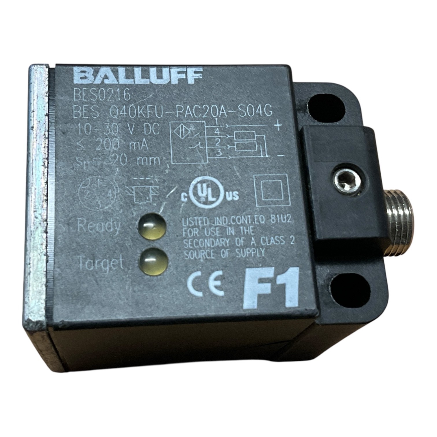 BALLUFF BES0216 BES Q40KFU-PAC20A-S04G Sensor