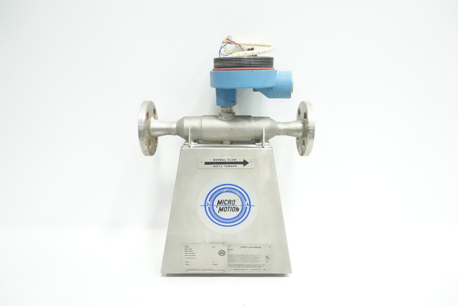 Micro Motion DS025S113SU Mass Flow Sensor