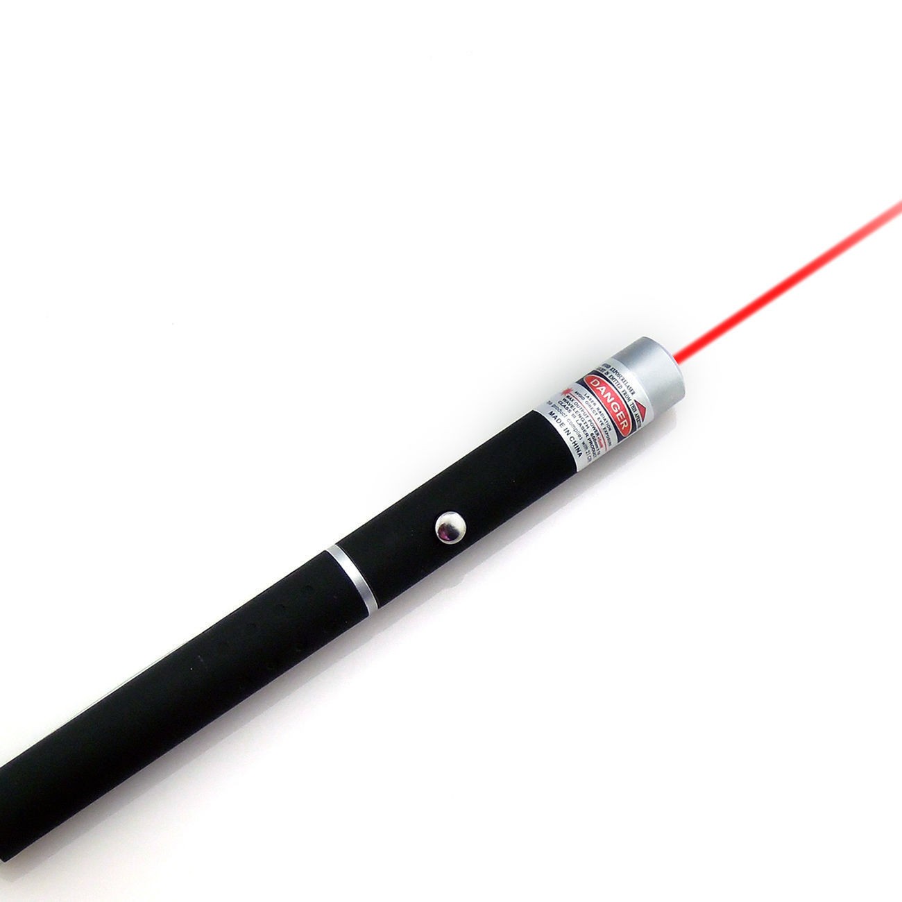 5Pcs Red Laser Pointer Pen 650nm Visible Beam 1mW for Presentation Teaching