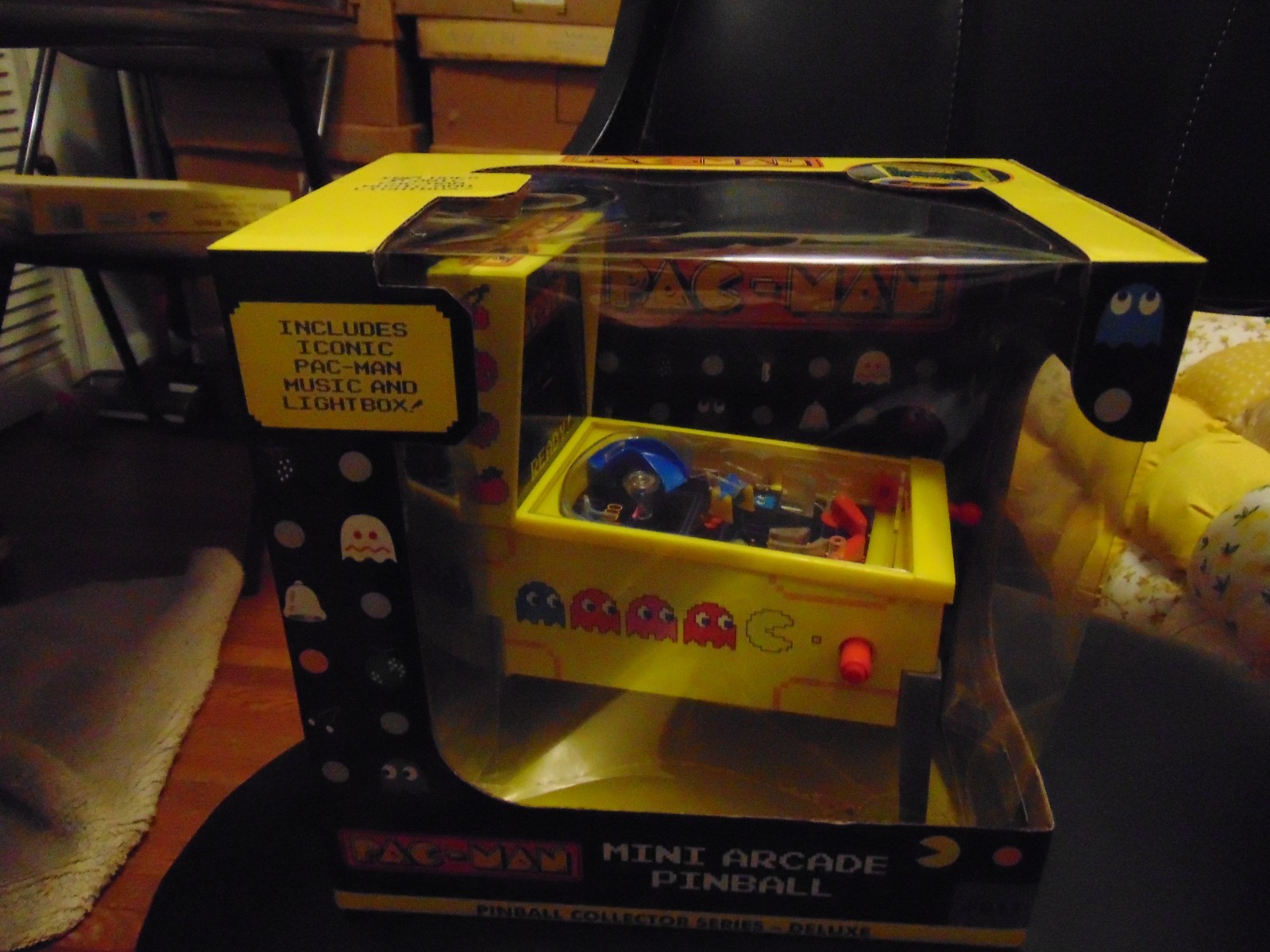 New Pac-Man Mini Arcade Pinball – Collector Series Deluxe #011 Music & Lightbox