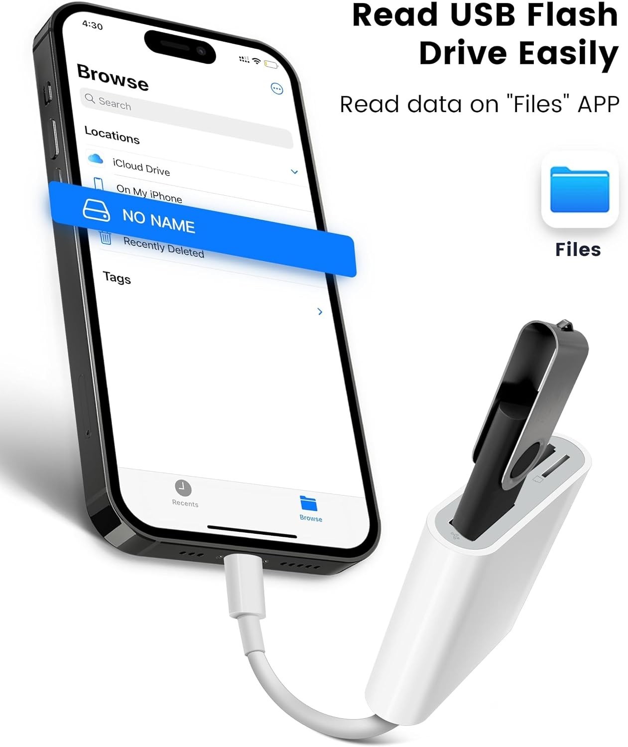 USB-C SD Card Reader 3-in-1 Dual SD TF Adapter for iPhone 15 16 iPad Mac