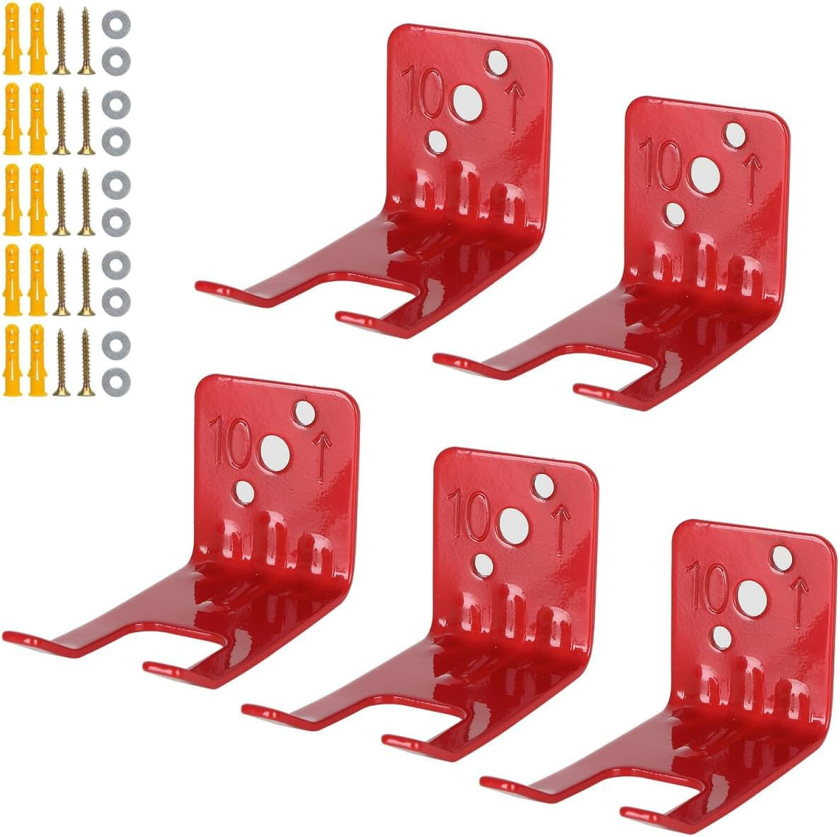 Fire Extinguisher Bracket 5 Pack, for Big and Small Fire Extinguisher Cabinet, A