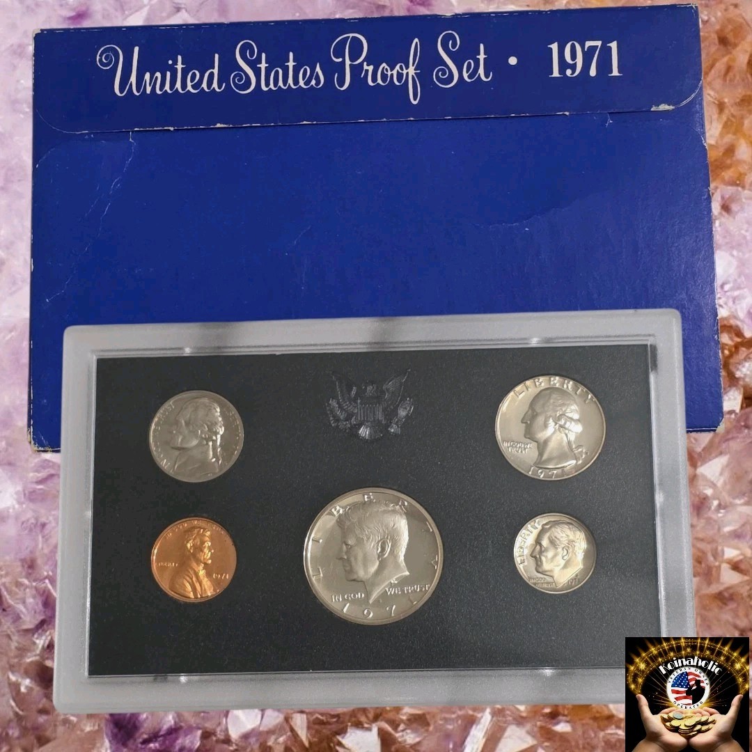 1971 S Proof Set In Original Government Packaging, Pulled From Storage FAST 🚢