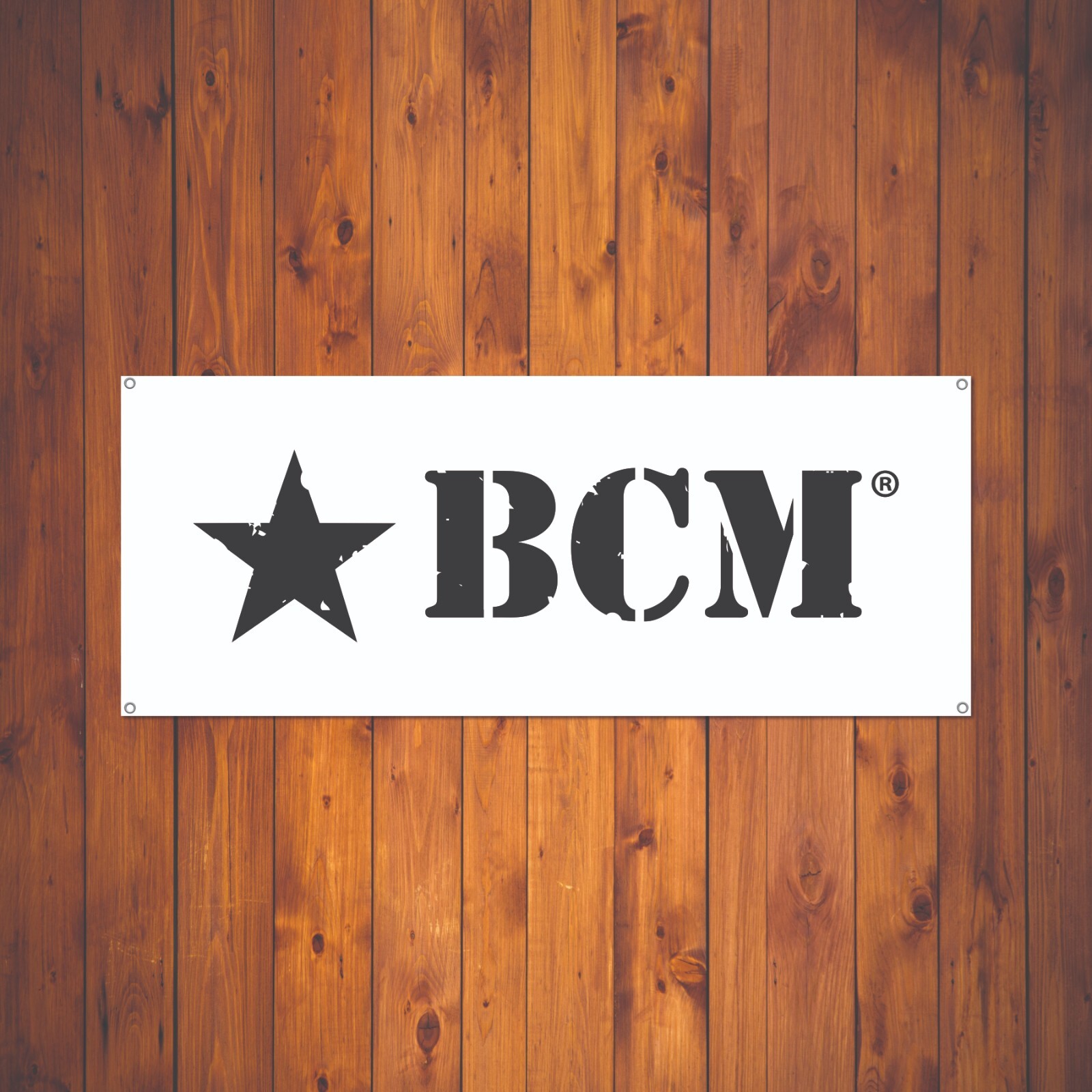 BRAVO COMPANY MANUFACTURING VINYL BANNER 5'X2' BCM RIFLE / GUN BANNER POSTER